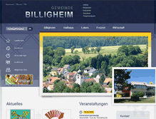 Tablet Screenshot of billigheim.de